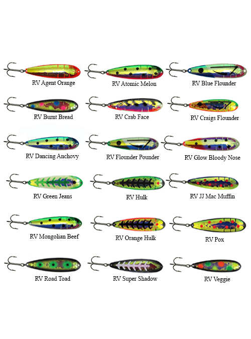 Moonshine Lures RV Series - Marine General - Trolling & Casting Spoons