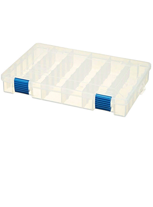 Plano Stowaway 24-Compartment Utility Box - Transparent, 14 x 9.13