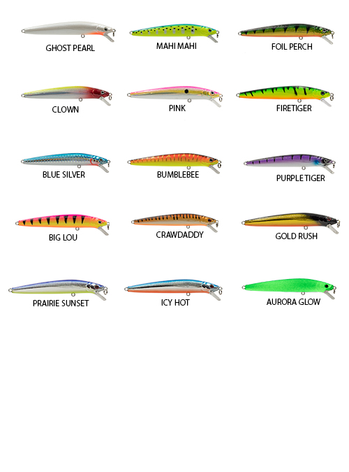 Berkley Flicker Minnow 9 Custom Painted - Marine General