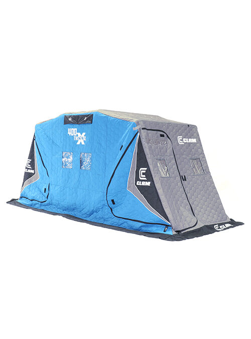 CLAM 9973 Pop Up Protective Travel Cover Accessory for Kenai and Kenai Pro  Model Ice Fishing Tent Fish Trap Shelter, Cover Only, Blue